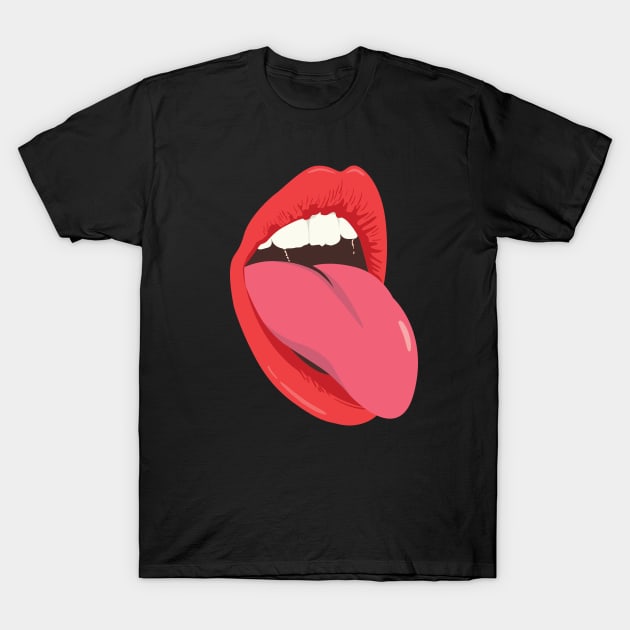 tongue, sexy T-Shirt by ThyShirtProject - Affiliate